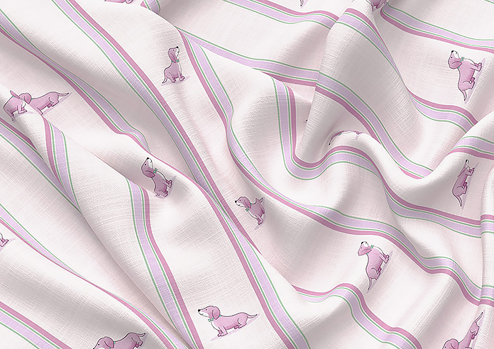 Dasching About, Sausage Stripe Princess - Made to Measure Curtains - Image 4